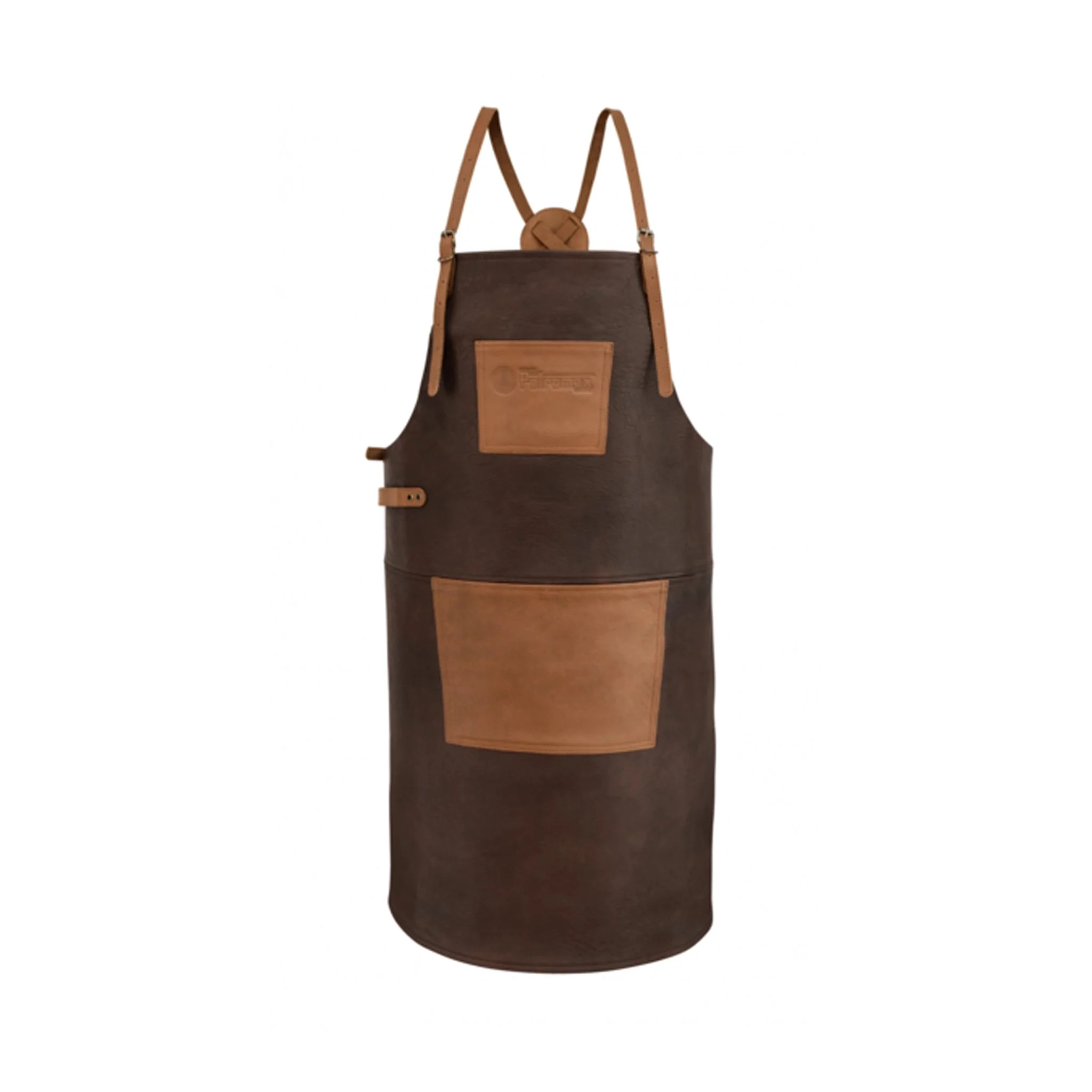 Buffalo Leather Apron with Crossed Straps