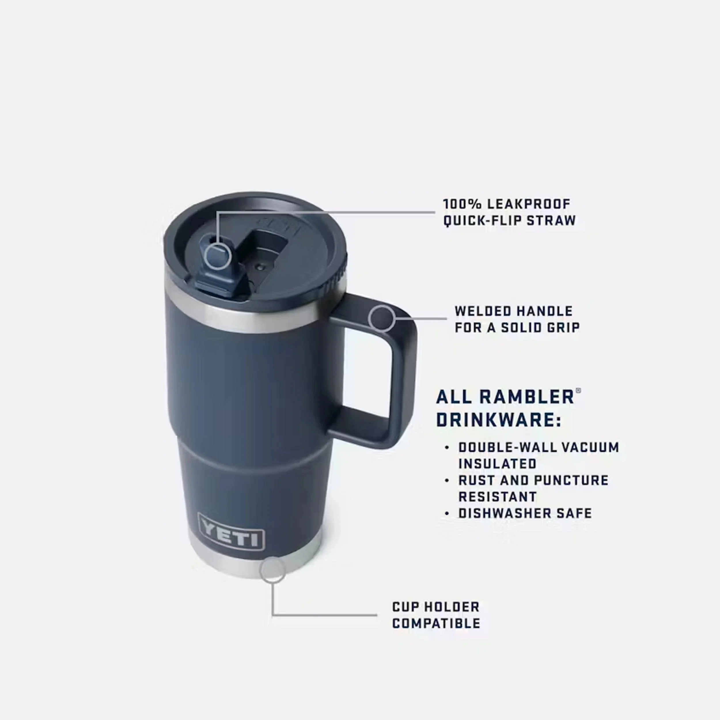 Rambler 30 oz Travel Straw Mug - Image 3